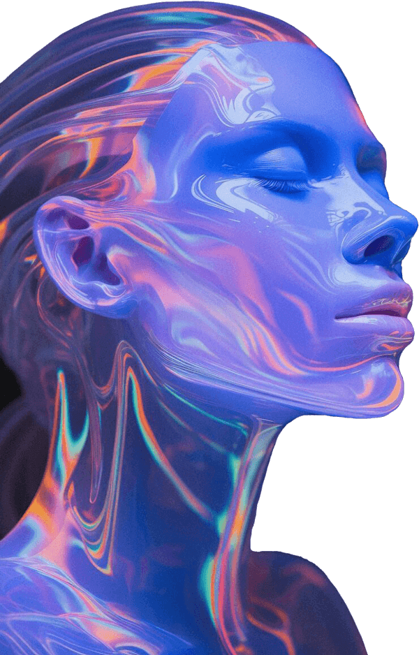 Abstract AI-driven spa wellness illustration for Balnea spa management software