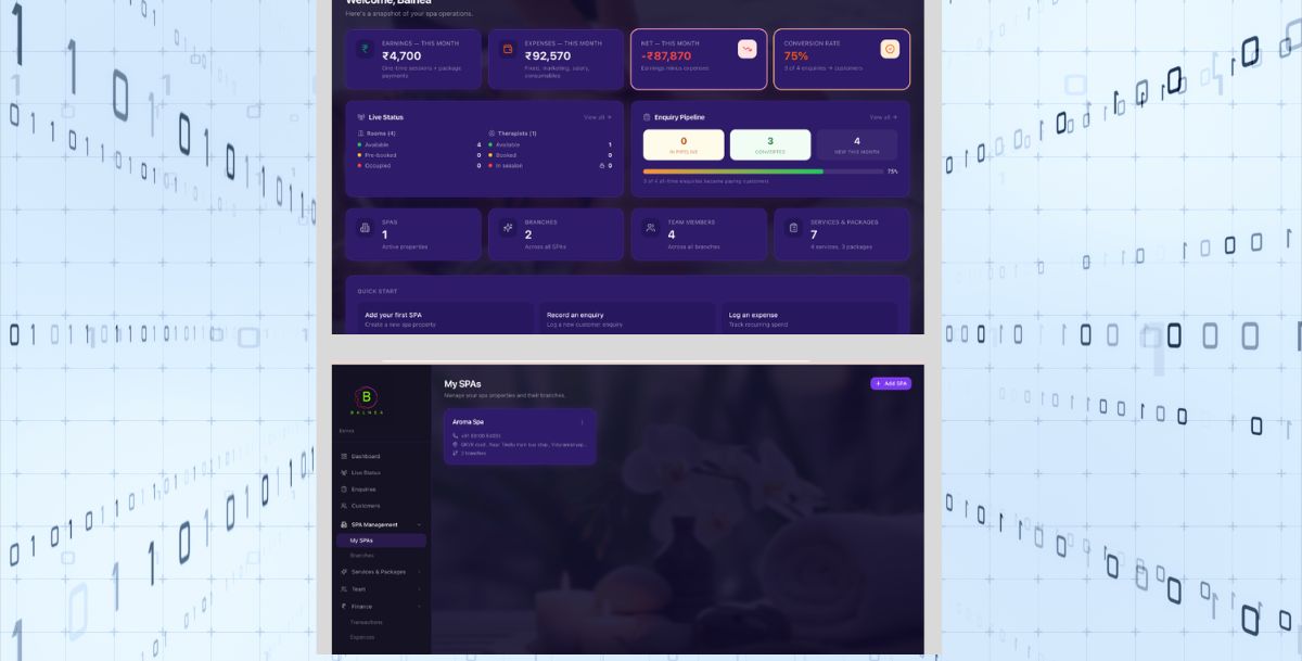 Real-time availability stopping spa double-bookings