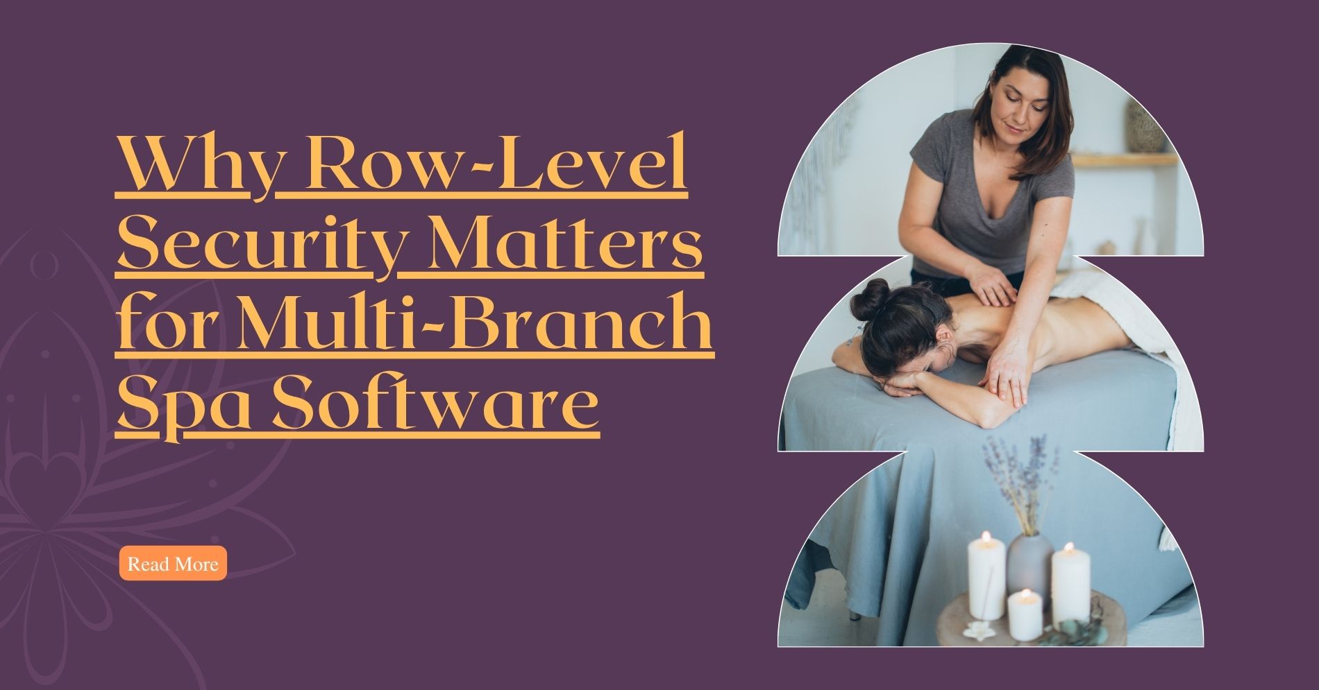 Database security diagram illustrating Postgres row-level security for multi-branch spa software